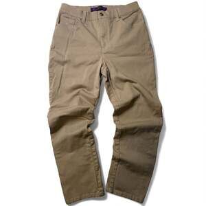 Gloria Vanderbilt Amanda Straight Leg Women's Tan Beige Denim Jeans